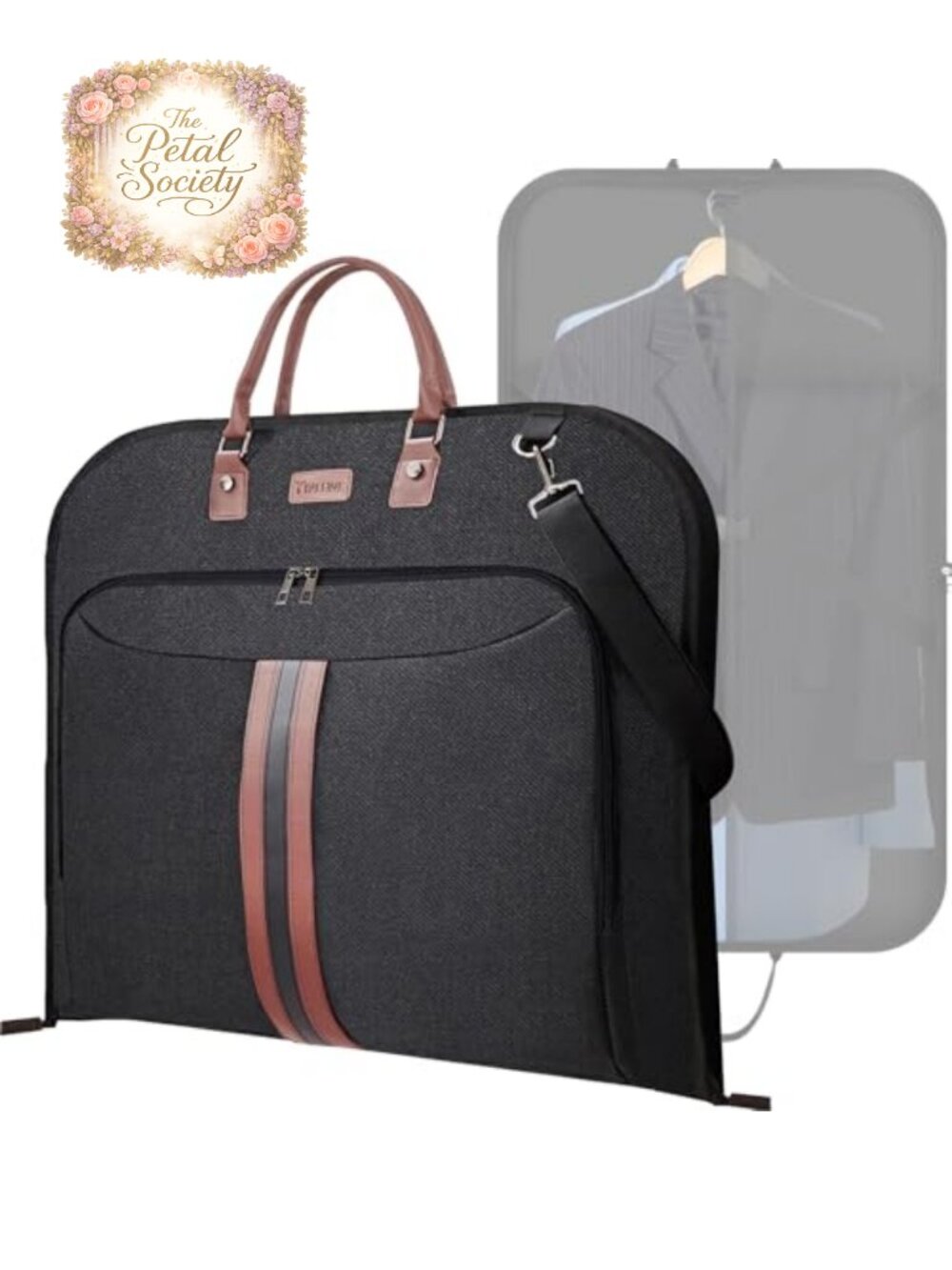 Water Resistant 600D Garment Bag Travel Suit Carrier